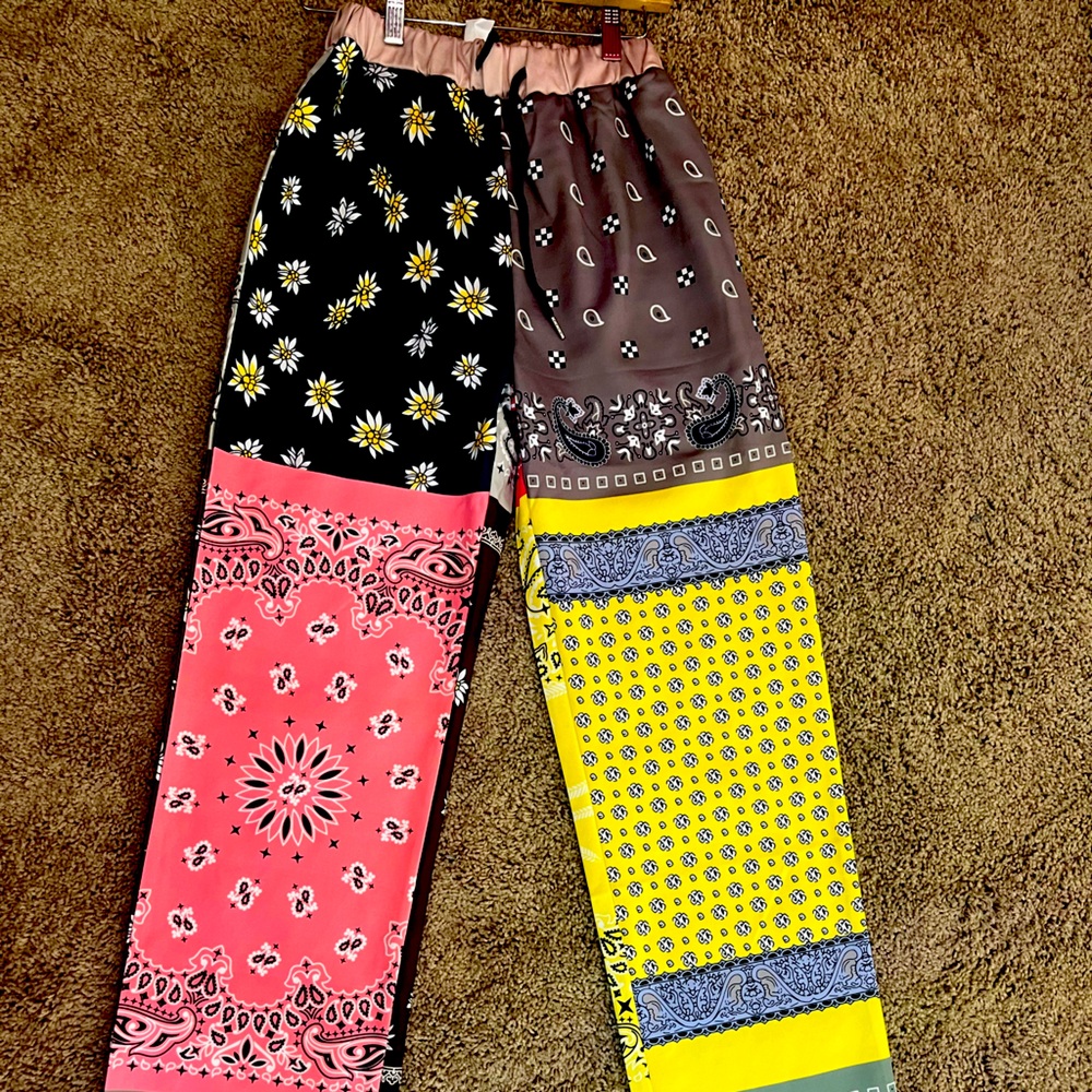 Bandanna Style Pants